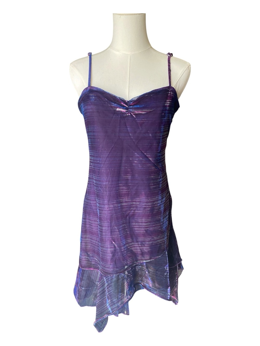 Dolls Kill The Grave Girls Fairy Iridescent Mini Dress